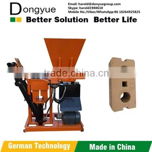 Hand Press Soil Brick Making Machine Clay Interlocking Pavers Production Price for Sale thumbnail-4
