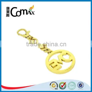Popular Hollow Custom Metal Handbag Brand Logo Tag With Chain and Hook thumbnail-2