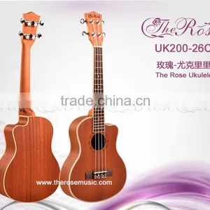 26 Inch Cutaway Ukulele China High Quality Cheap Wooden Guitar (UK200-26C) thumbnail-1