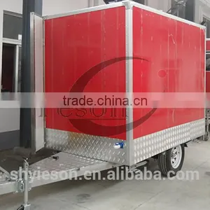 Sus 304 Fast Food Mobile Kitchen Trailer / Towable Food Trailer for Sale and Food Cart Manufacturer With Price thumbnail-2