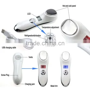 Korea Hot Sale Vibration Portable USB Changer Cold and Hot Hammer Skin Care Beauty Machine for Sale thumbnail-3