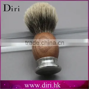 High Quality Synthetic Hair Metal Handle Shaving Brush thumbnail-1