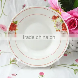 Cut Edge Ceramic Plate Printed,custom Printed Ceramic Plate,plain Ceramic Plates thumbnail-1