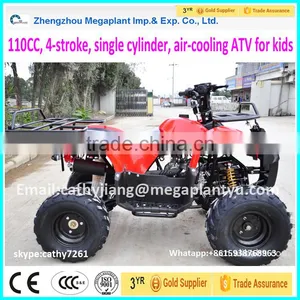 110cc Single Cylinder 4 Stroke 4 Wheel Kids Gas Powered ATV for Sale thumbnail-5