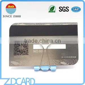 High Quality Magnetic Stripe Metal Business Card thumbnail-1