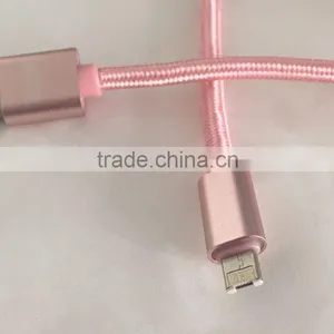 2016 New Arrival Factory Price Two Side Metal Usb Extender Cable in One Head With Two Functions for Android and IPhone Mobile thumbnail-2