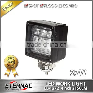 4x4 Cube 27W Led Work Light Flood Beam for Agriculture Equipment Truck Trailer Harvester Forestry Machinery thumbnail-1