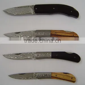 DS-1003 Pakistan Damascus Steel Tactical Folding Knife thumbnail-2