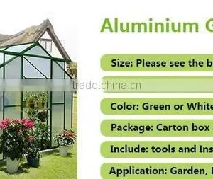 Easily Assembled Aluminum Garden Greenhouses on Sale thumbnail-1