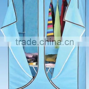 Home Storage Foldable Non Woven Wardrobe thumbnail-1