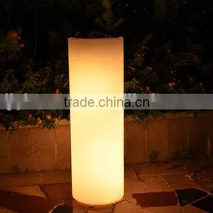 LED Cylindrical Decoration Vase/outdoor Decorative Planter/ Muti-color Changing Led Flower Vase thumbnail-2