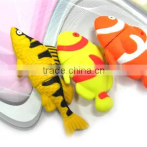 Cute Cartoon 3 d Fish U Disk Shell Pvc Usb Stick thumbnail-2