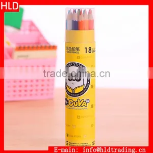 Factory Wholesale Mr. Cuya 7 Inch 18 Colors Break Resistance Colored Pencil Set thumbnail-1
