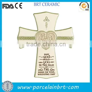 Decorative Souvenir Sweet Heart Wedding Cross thumbnail-1
