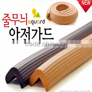 M024 Safety Baby Product Rubber Plastic Stripe L Edge Protector,corner Edge Guard thumbnail-2
