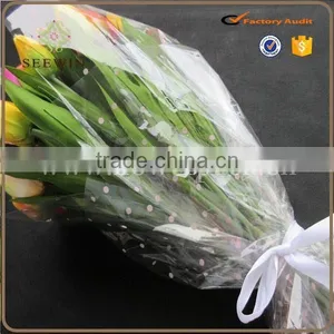 Decoratiive Colorful Flower Bag Plastic Plant Sleeve thumbnail-1