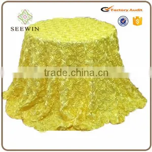 Elegant Beautiful Rose Wedding Deco Table Cloth Home Wedding Party Use thumbnail-1