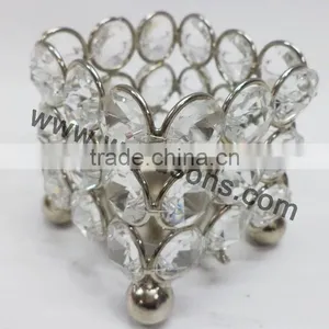 2015 FASHIONAL WEDDING CENTERPIECES HANGING CRYSTAL VOTIVE DECORATIONS thumbnail-5