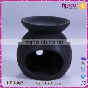 Factory Direct Sale Matt Black Ceramic Oil Burner thumbnail-3
