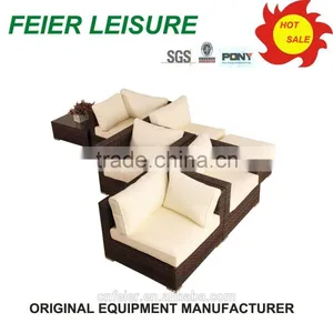 Modern Fashion Design Living Room Rattan Sofa Set thumbnail-6