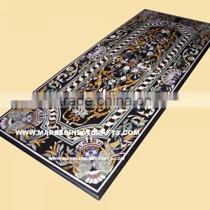 Marble Inlay Table Tops, Marble Dining Table thumbnail-1