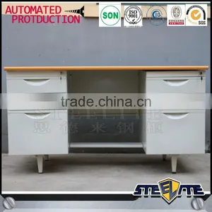 Factory Price Cheap Steel Office Furniture Metal Desk Thailand/ Metal Desk With 3 Drawers thumbnail-6