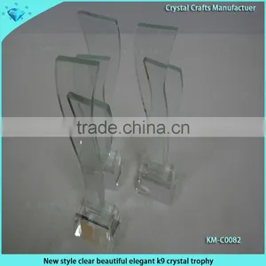New Style Clear Beautiful Elegant k9 Crystal Trophy thumbnail-1