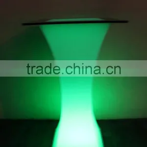 LED Lighted Bar Table/LED Rental Furniture/illuminous Bar Table thumbnail-1