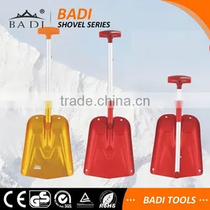 Two Section PC T Handle Anodizing Collapsible Aluminum Snow Shovel thumbnail-1