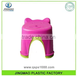 Cute Design Bear Shape Colorful Plastic Stool thumbnail-1