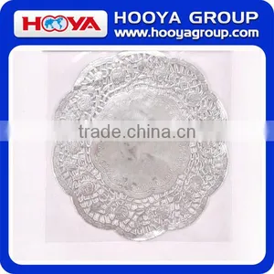 24PCS 30x40cm White Rectangle Greaseproof Disposable Lace Paper Doilies Cake Placemats for Cookies Wedding Cupcake Dessert thumbnail-4
