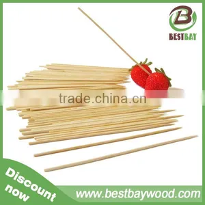 2.0mm to 4.0mm Diameter Bamboo Skewer Barbecue Round Bamboo Sticks thumbnail-2