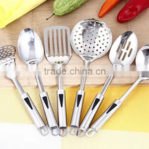 Kitchen Cooking Tools Stainless Steel Spoon Short Handle Spoon thumbnail-4