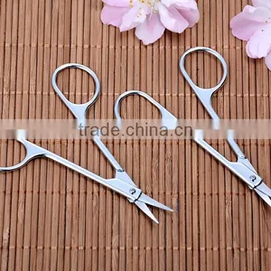 Small Eyebrow Scissors Repair Eyelash Metal Eyebrow Scissors Beauty Scissors thumbnail-4