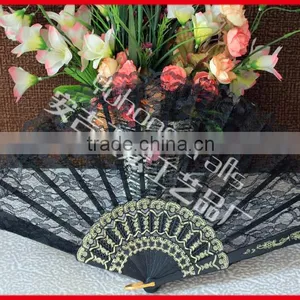 Lace Plastic Fan for Wedding thumbnail-1
