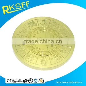Zinc Alloy Gold Plated Medal thumbnail-3
