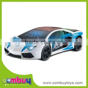 Newest Battery Operated Plastic Police Toy Track Toy With Light up Car thumbnail-1