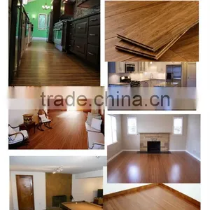 2016 Cheap CE ISO Certified High Quality Carbonized Click Solid Bamboo Flooring thumbnail-5