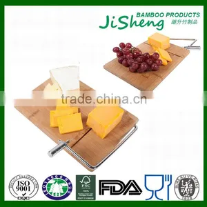 Eco-friendly Best Bamboo Cheese Slicer With Stainless Steel Wire thumbnail-1
