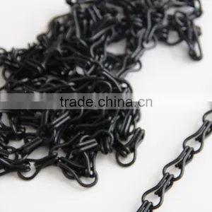 12mm Black Double Hook Size Aluminum Insect Curtain Chain thumbnail-3