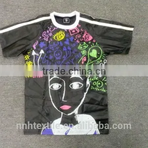 American Style Trendy Graffiti Printing T-SHIRT for Men thumbnail-1