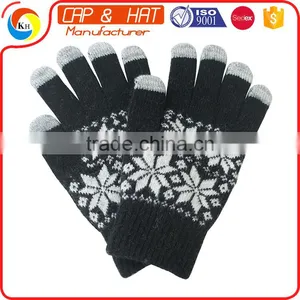 Hight Quality New Gift Touch Screen Glove Smart Touch Gloves Customized Knitted Winter Touch Screen Glove thumbnail-2