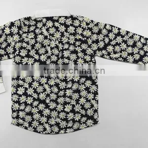 2016 New Design Boy's Shirt /100% Cotton Printing Shirt/ Flower Printing thumbnail-3