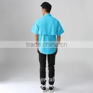 2017 Mens Shirt Cotton Custom Fishing Shirts Custom-made thumbnail-3