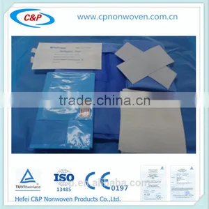 OEM Sterile Cardiovascular Drape Pack On Sale With 2 Femoral&2Radial Holes thumbnail-2
