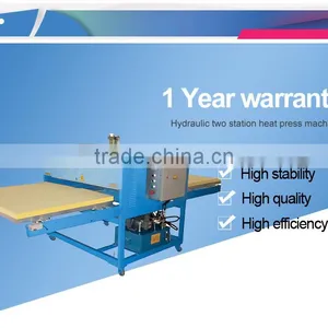 Auto Hydrualic Double Sided Sublimation Heat Press Ironing Machine thumbnail-1