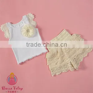Baby Girls Summer Clothes T-shirt Tops+Shorts Outfits Girls Set thumbnail-1