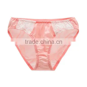 OEM/ODM Service Women Underwear Sexy 100% Silk High Quality Women Panties For China Manufactory thumbnail-1
