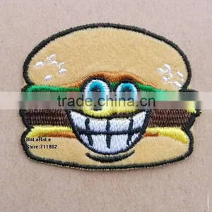 Factory Price Cute Food Embroiderry Patch for Cap and Garment thumbnail-1