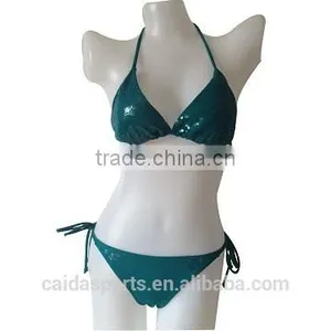 Top Quality New Arrival Sexy Green Women Bikini Two Pieces Swimwear thumbnail-1